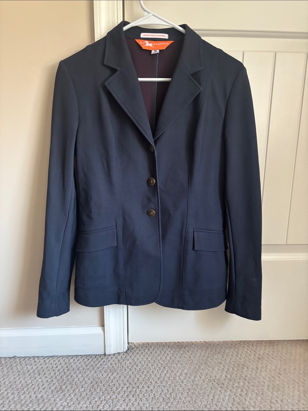 RJ Classics Monterey hunt coat orange label size 4S
